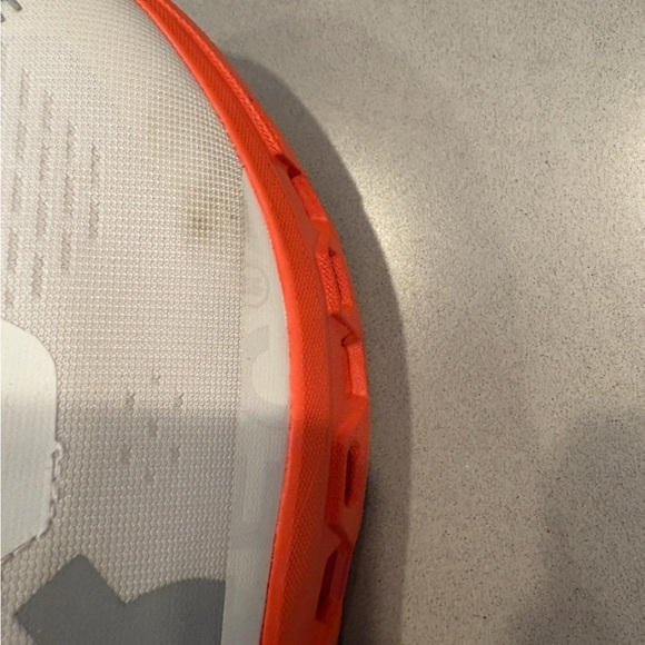 On Running Cloudmonster Kids Sneakers - White and Red - Picture 5 of 5